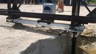 Купить сваи для ворот в Богородицк. Заказать ворота на сваях под ключ от 22181 руб